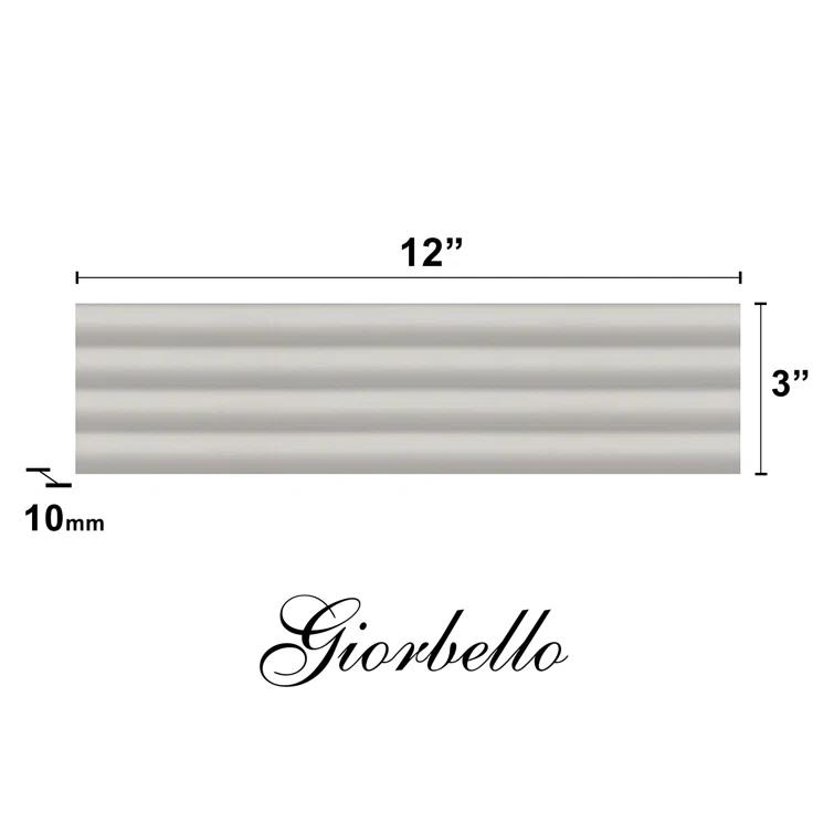 Flute 3" x 12" Ceramic Wall & Floor Tile