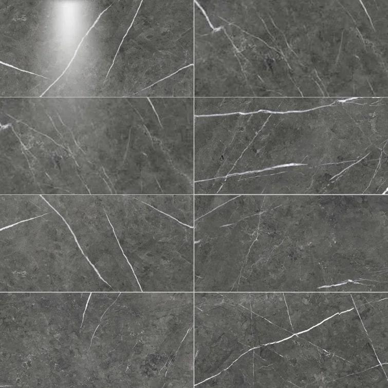 Bond Tile 12" x 24" Porcelain Marble Look Wall & Floor Tile