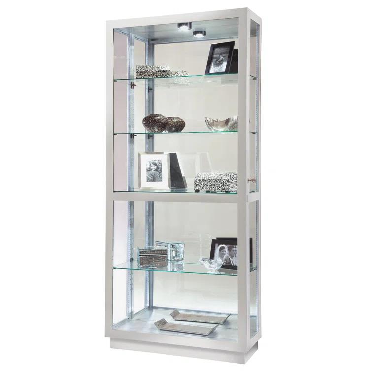 Howard Miller Jayden Ii Curio Cabinet 680576 Silver