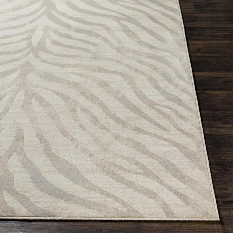 Edsel Oriental Light Gray/Beige Area Rug