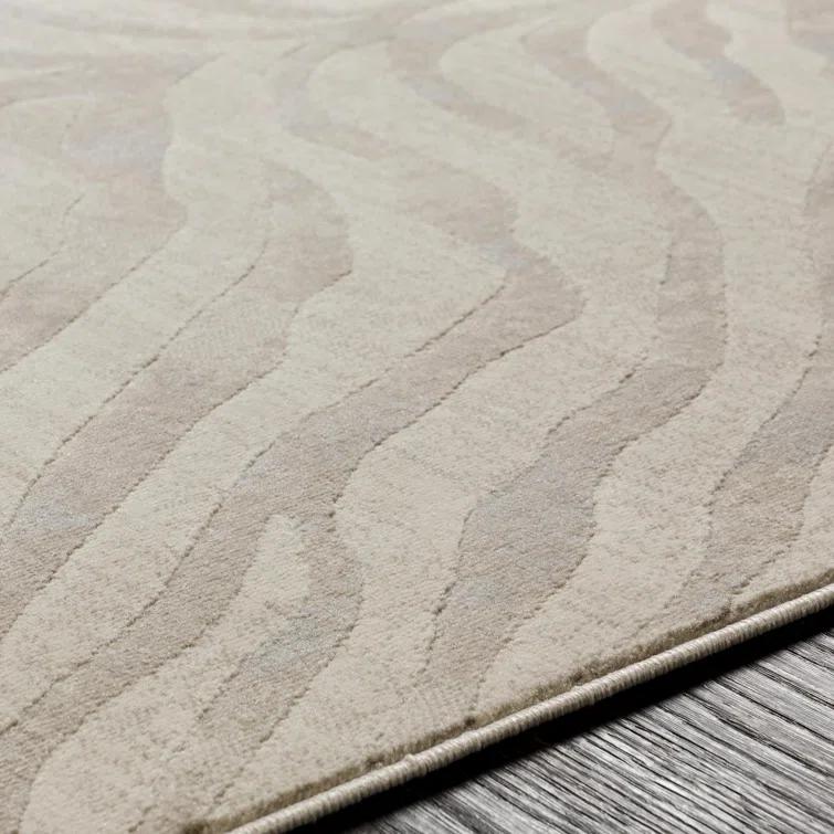 Edsel Oriental Light Gray/Beige Area Rug