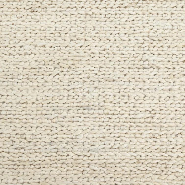 Wayne Jute Beige 9 ft. x 12 ft. Hand Woven Contemporary Transitional Area Rug
