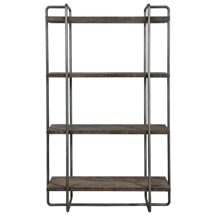 Geffrey Wide Etagere Bookcase