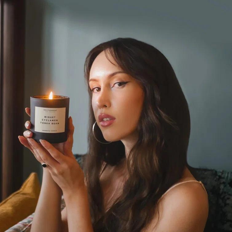 8oz Candle Inspired by The EDITION Hotel® - Blonde Woods | Rose | Black Fig