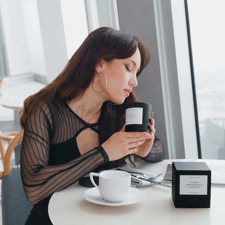 8oz Candle Inspired by The EDITION Hotel® - Blonde Woods | Rose | Black Fig