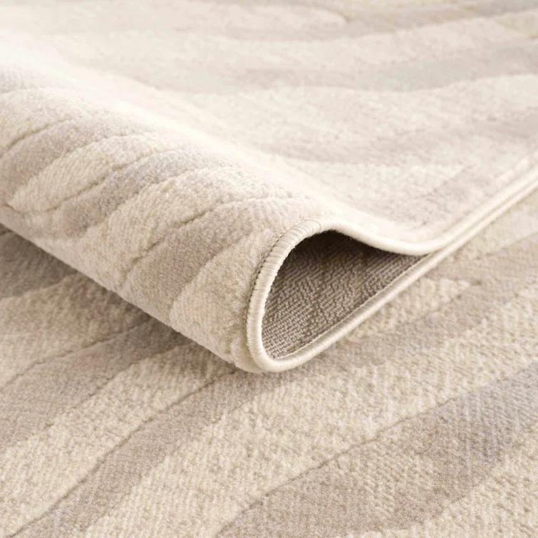 Edsel Oriental Light Gray/Beige Area Rug