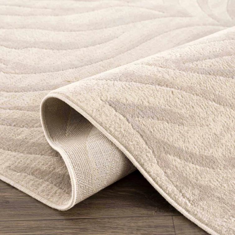 Edsel Oriental Light Gray/Beige Area Rug