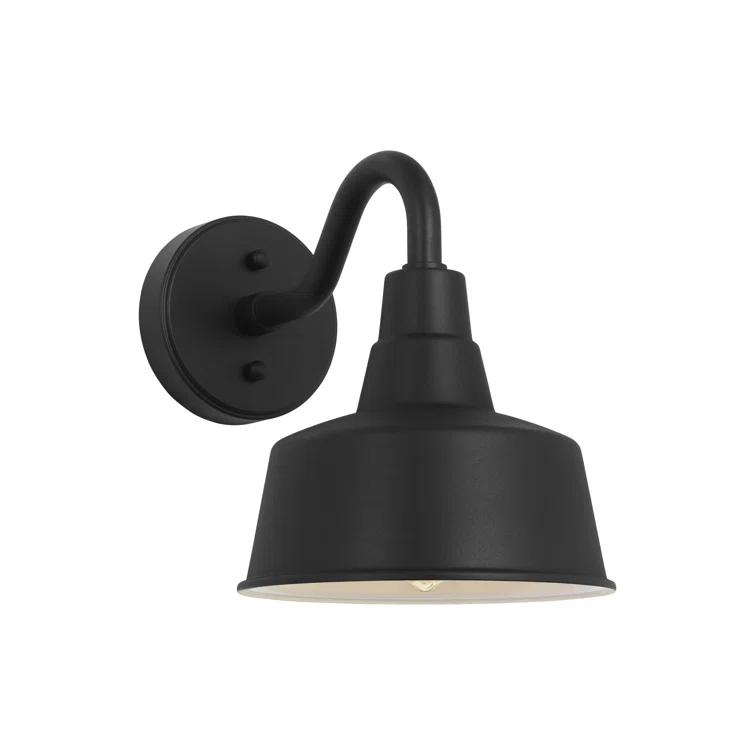 Single Light Dome Outdoor Wall Light