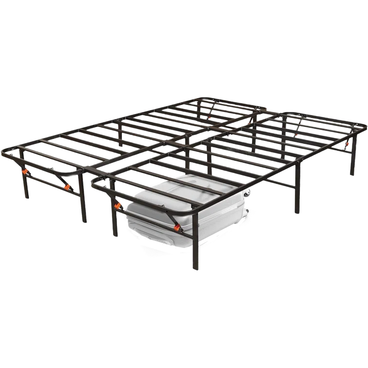 Home by Hollywood Bedder Base Steel Platform Bed Frame with 14" Underbed Storage