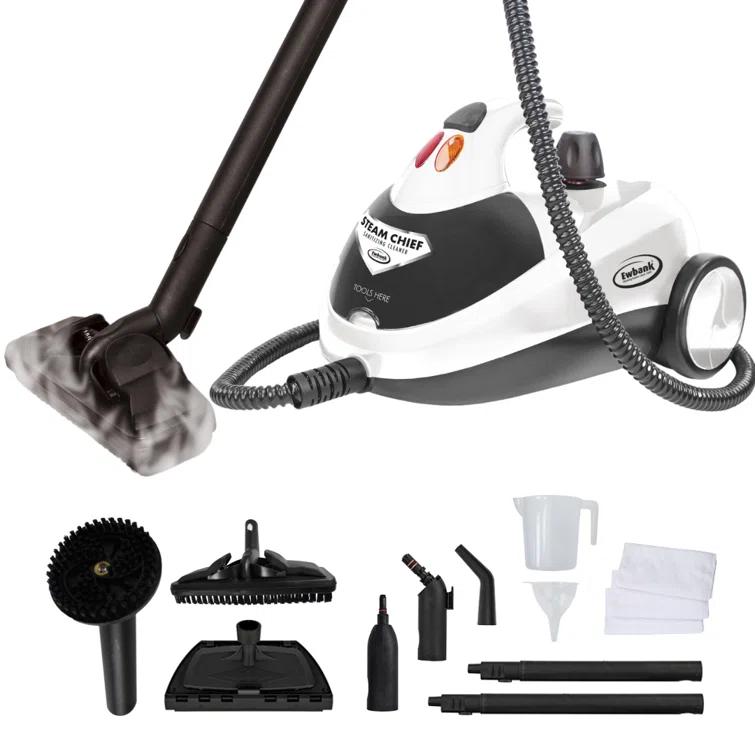 1800 W Steam Cleaner and Sanitizer with Attachments