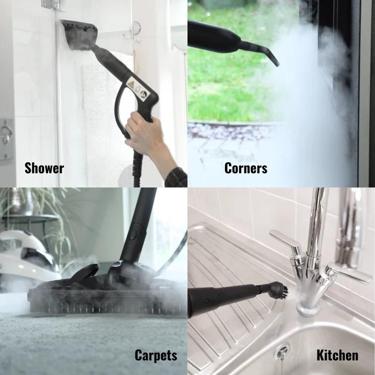 1800 W Steam Cleaner and Sanitizer with Attachments
