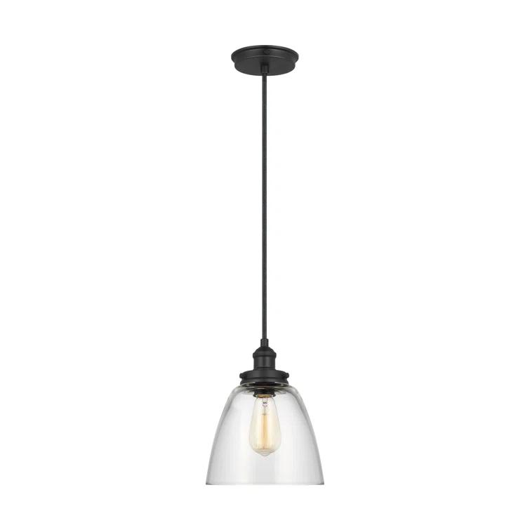 Topanga Single Light Glass Dimmable Pendant