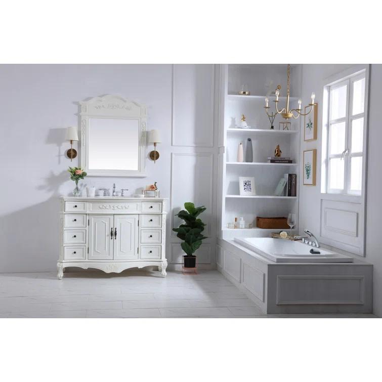 Lunette 48'' Single Bathroom Vanity with Top