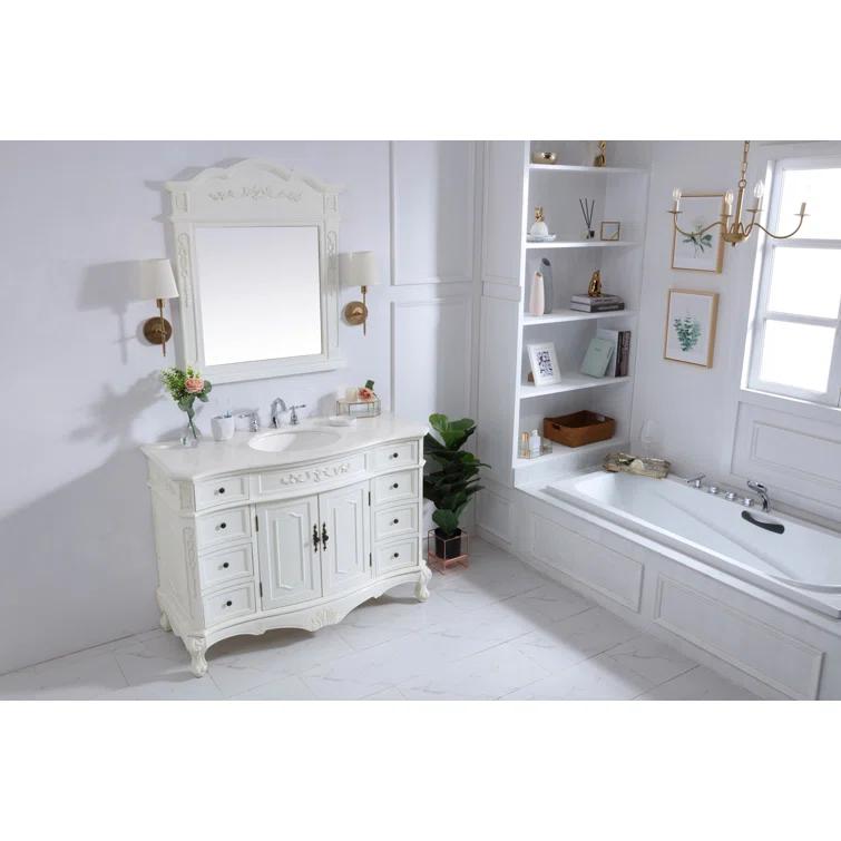 Lunette 48'' Single Bathroom Vanity with Top
