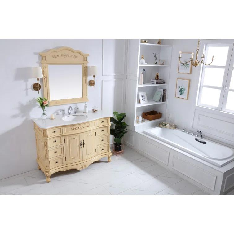 Lunette 48'' Single Bathroom Vanity with Top
