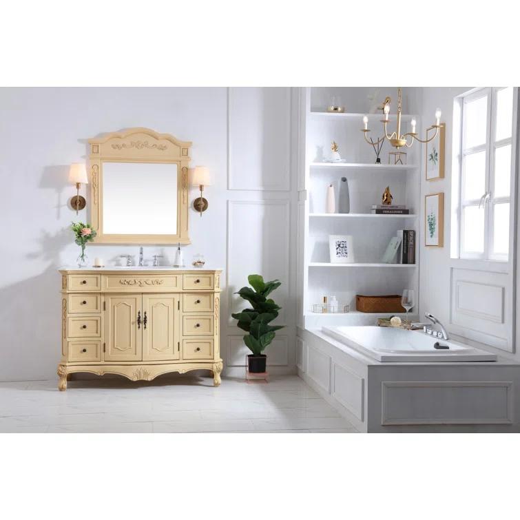 Lunette 48'' Single Bathroom Vanity with Top