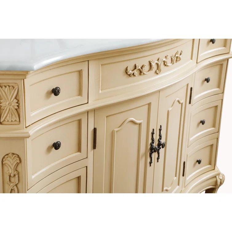 Lunette 48'' Single Bathroom Vanity with Top