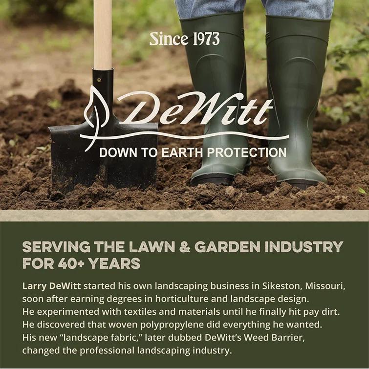 DeWitt Sunbelt 3.2oz Woven Weed Barrier Landscape Fabric Ground Cover