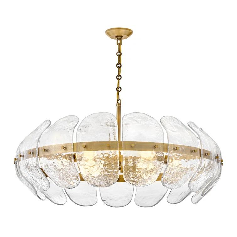 Bascom Drum Chandelier - Brass / 38.5"Dia
