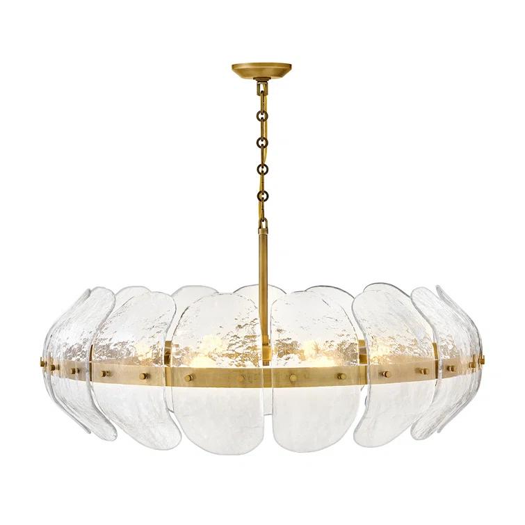 Bascom Drum Chandelier - Brass / 38.5"Dia