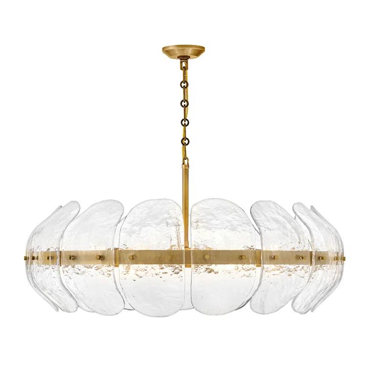 Bascom Drum Chandelier - Brass / 38.5"Dia