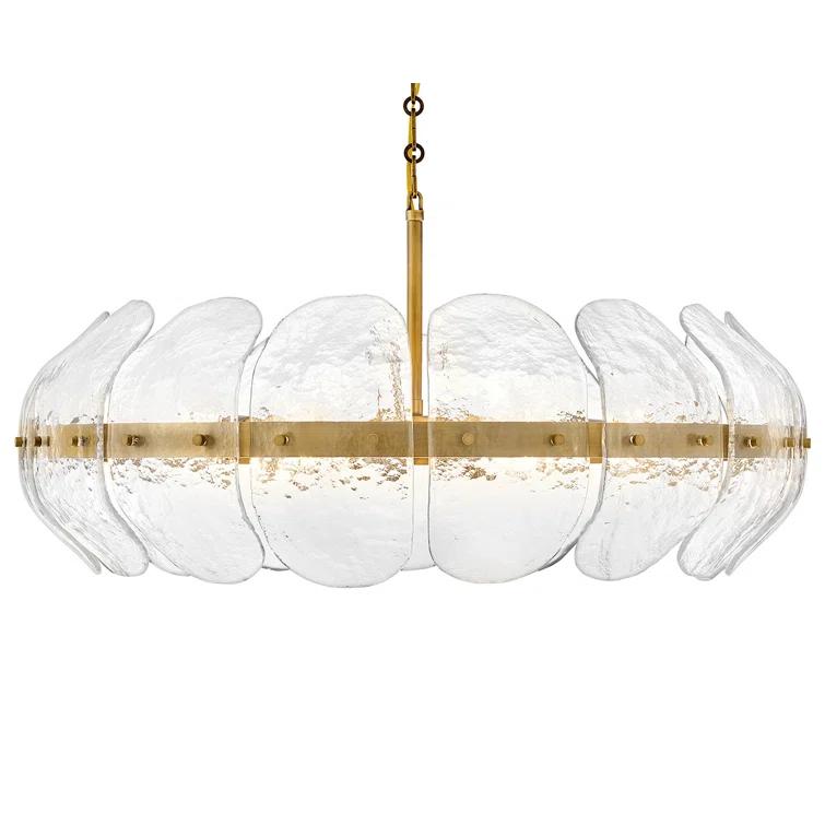 Bascom Drum Chandelier - Brass / 38.5"Dia