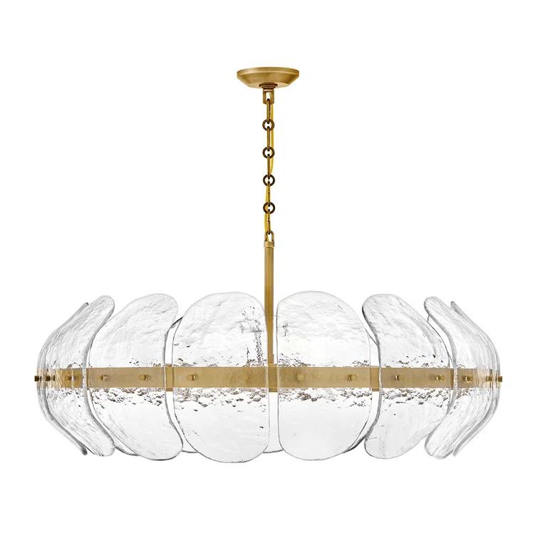 Bascom Drum Chandelier - Brass / 38.5"Dia
