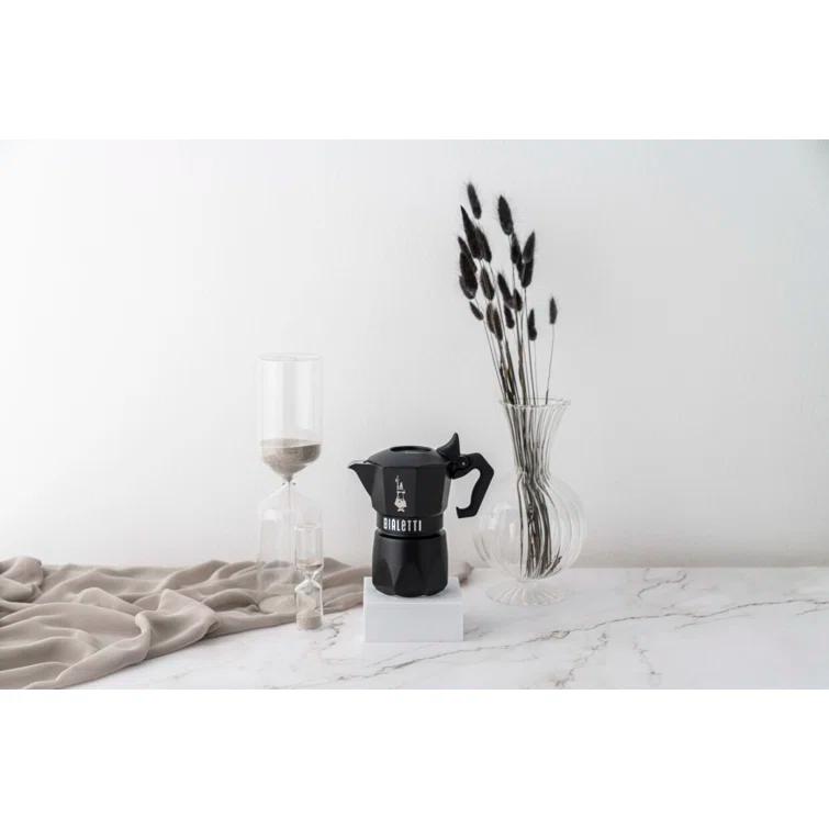 Bialetti ® Brikka Noir 2-Cup Espresso Maker