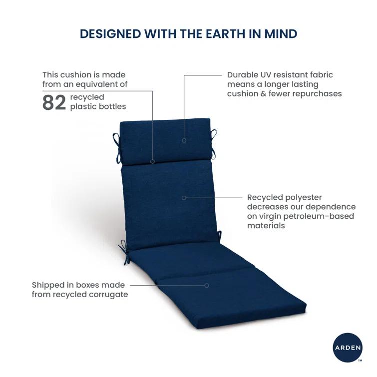 ARDEN Outdoor Chaise Lounge 3.5" Cushion