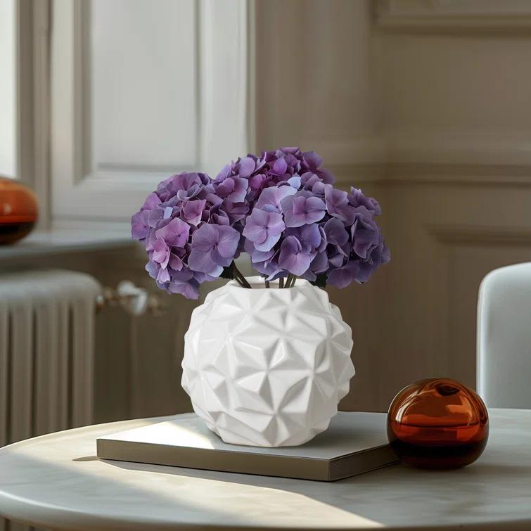 Wrought Studio™ Carneal Handmade Ceramic / Porcelain Table Vase
