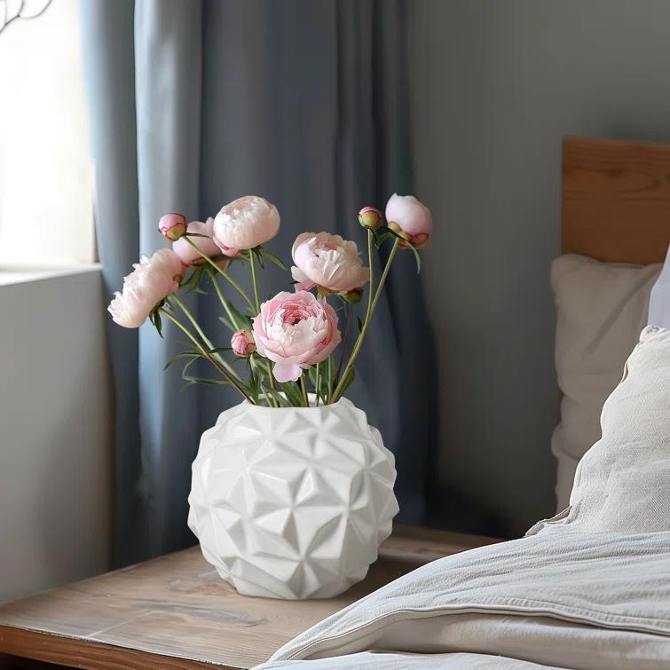 Wrought Studio™ Carneal Handmade Ceramic / Porcelain Table Vase