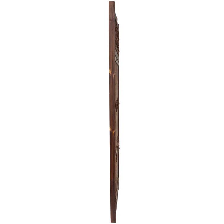 Red Lantern 6 ft. x 3 ft. Kogeta Zen Garden Bamboo Fence Panel