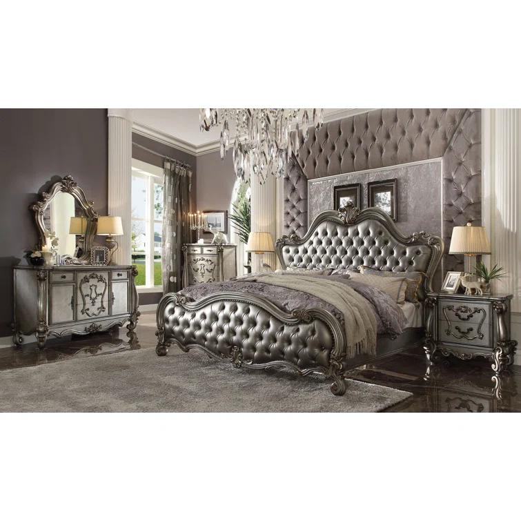 Bersally Solid Wood 70'' W 5 - Drawer Dresser