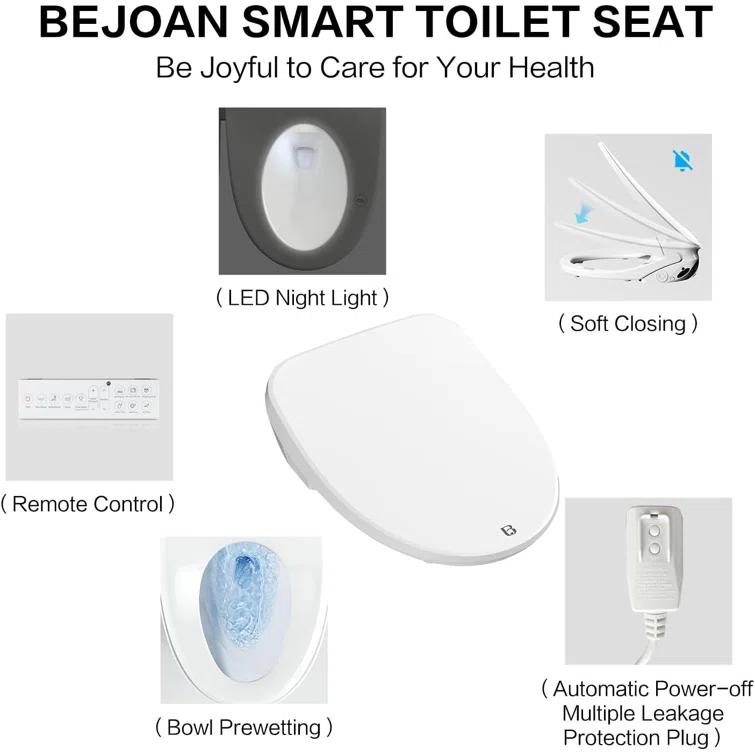 Elongated Toilet Seat Bidet