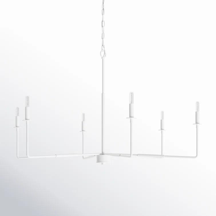 Alysa 6 - Light Dimmable Classic / Traditional Chandelier