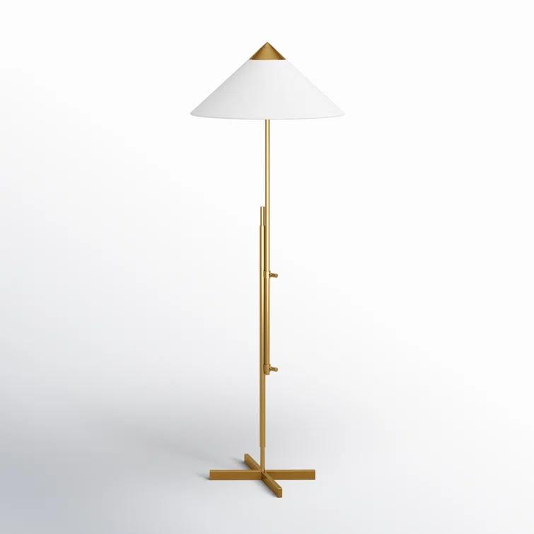 Franklin Floor Lamp by Kelly Wearstler - Burnished Brass