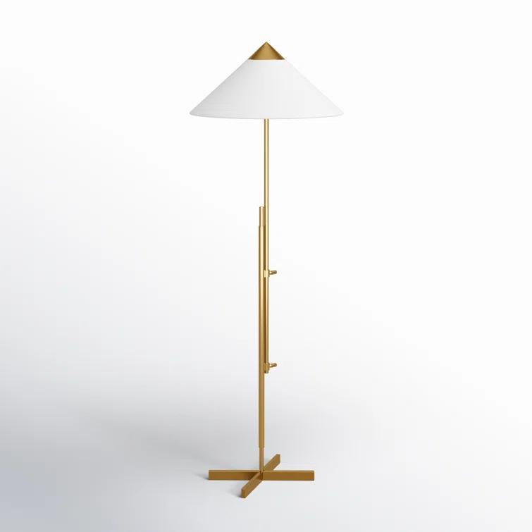 Franklin Floor Lamp by Kelly Wearstler - Burnished Brass