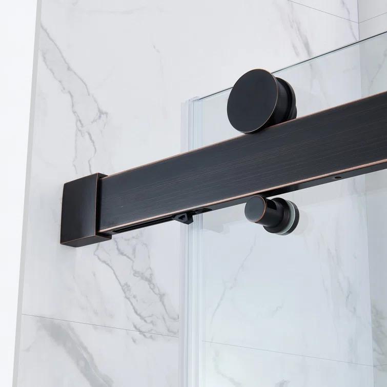 OVE Decors Bel Soft Close 60" x 78" Frameless Sliding Soft Close Shower Door