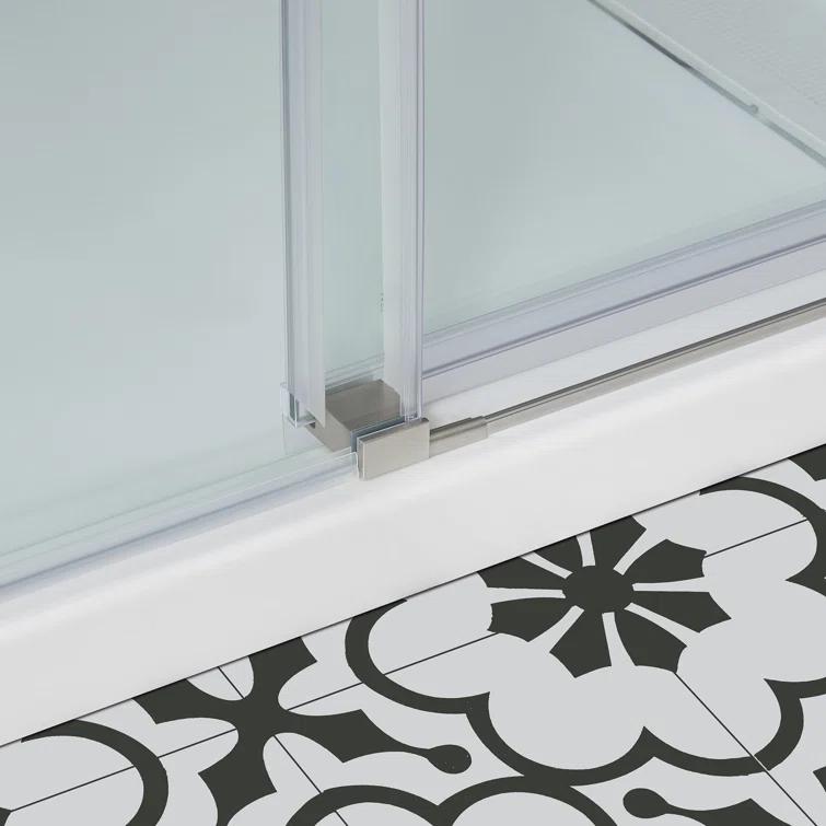 OVE Decors Bel Soft Close 48" x 78" Frameless Sliding Soft Close Shower Door