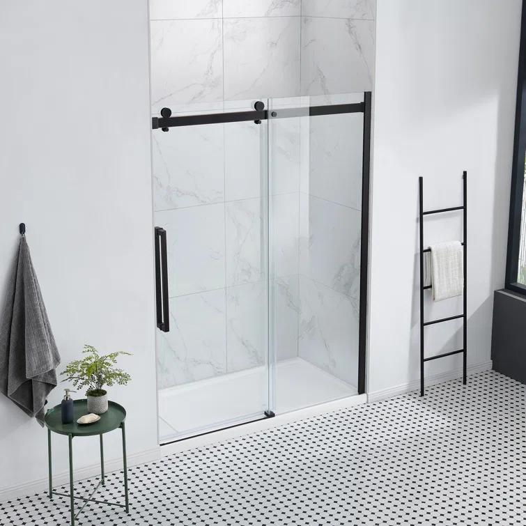 OVE Decors Bel Soft Close 60" x 78" Frameless Sliding Soft Close Shower Door