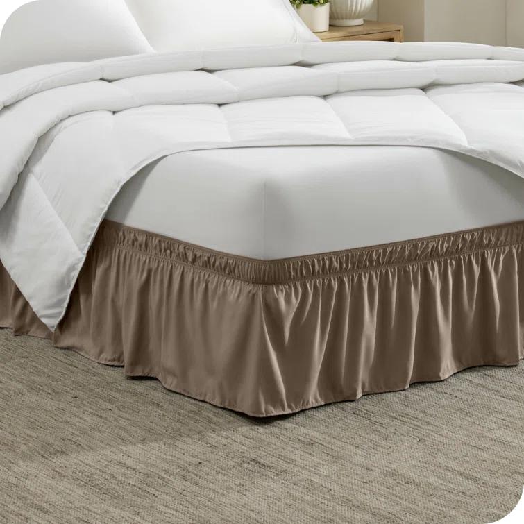 Bare Home Ruffled Wrap Around Bed Skirt