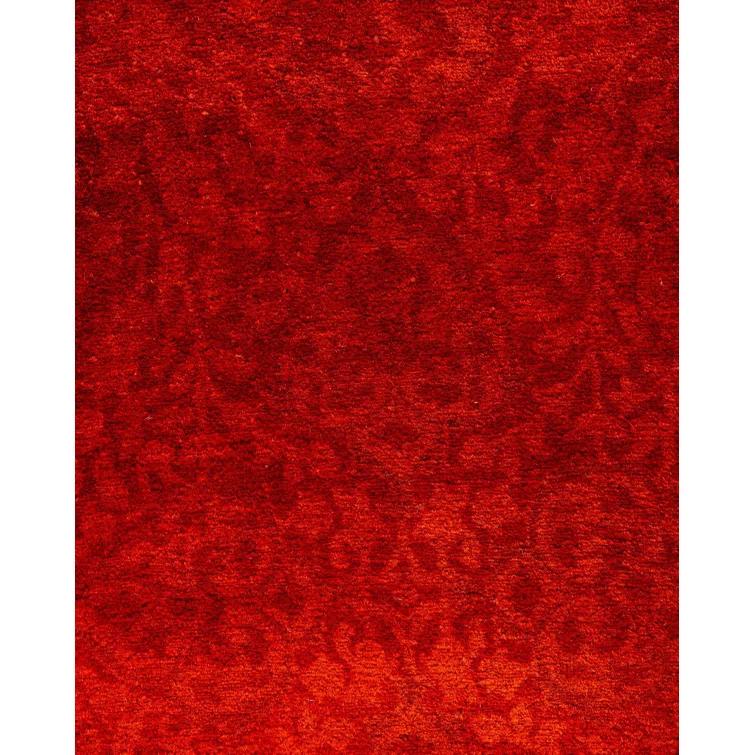 Solo Rugs Overyed One-of-a-Kind Runner 2'7" X 7'7" New Age Runner Wool Area Rug Orange/Red