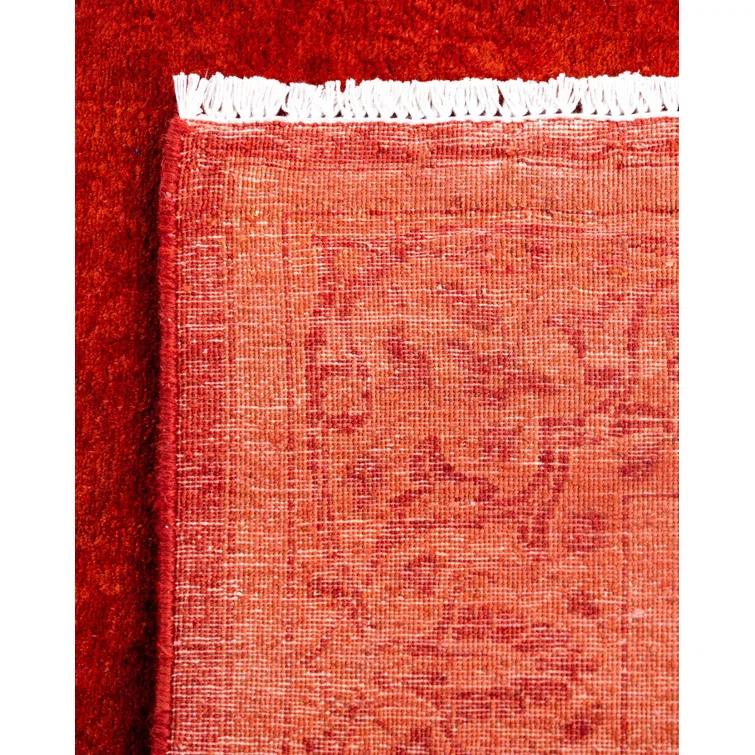 Solo Rugs Overyed One-of-a-Kind Runner 2'7" X 7'7" New Age Runner Wool Area Rug Orange/Red