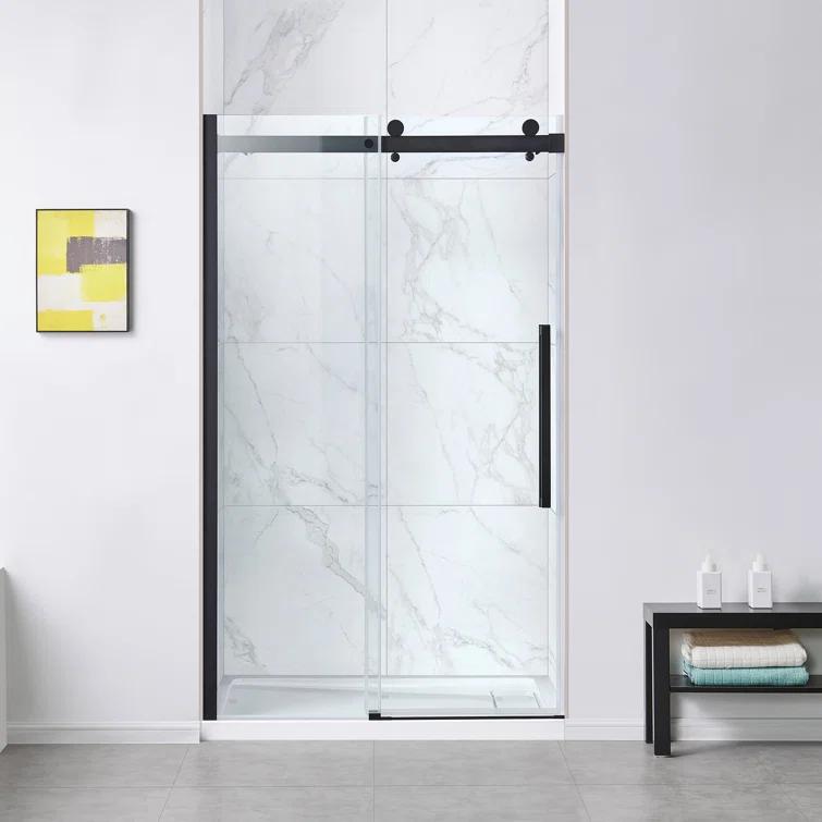 OVE Decors Bel Soft Close 2-Piece 32" x 48" x 81" Base/Door Rectangular Alcove Shower Kit