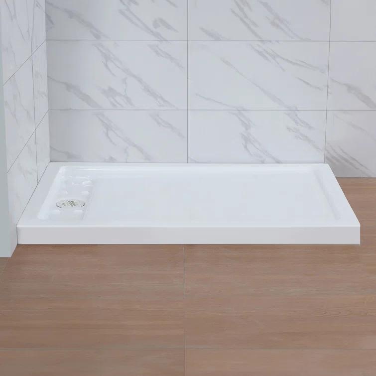 OVE Decors Bel Soft Close 2-Piece 32" x 48" x 81" Base/Door Rectangular Alcove Shower Kit