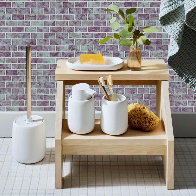 WS Tiles® Swimming Pool Series 1" x 2" Straight Edge Glass Mosaic Tile