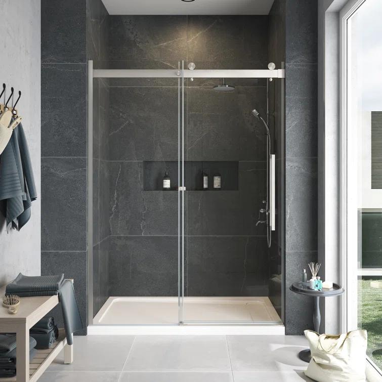 OVE Decors Bel Soft Close2-Piece 32" x 60" x 81" Base/Door Rectangular Alcove Shower Kit