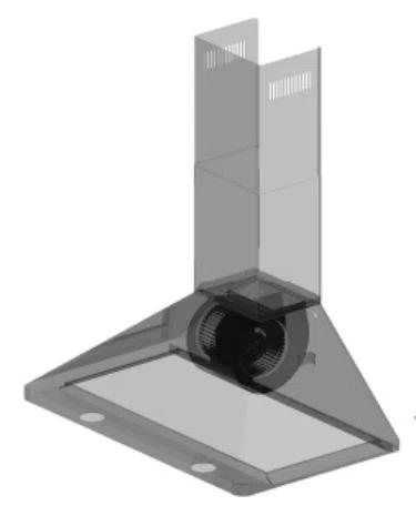 ZLINE KITCHEN & BATH 36 inch Convertible 400-CFM Recirculating Stainless steel Wall-Mounted Range Hood