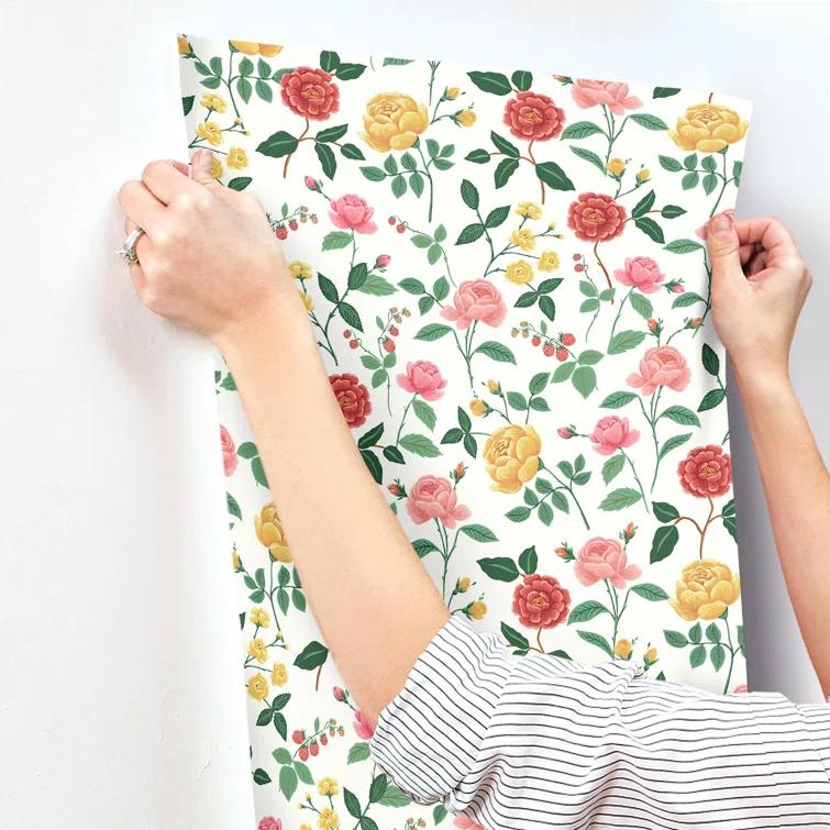 Rifle Paper Co. Roses Wallpaper