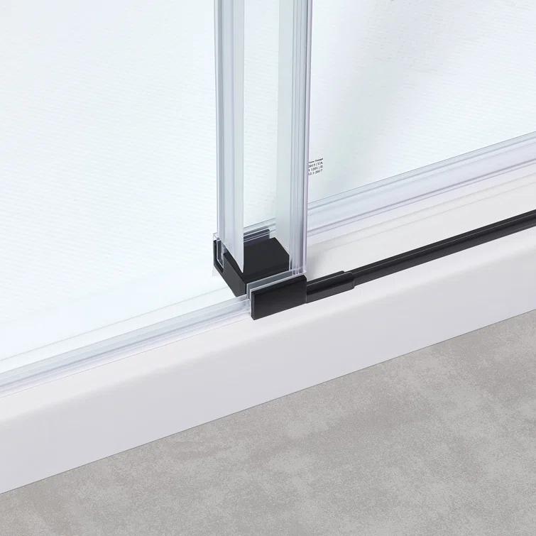 OVE Decors Bel Soft Close Stainless Steel 3-Piece 32-in x 48-in x 81-in Base/Door Corner Shower Kit